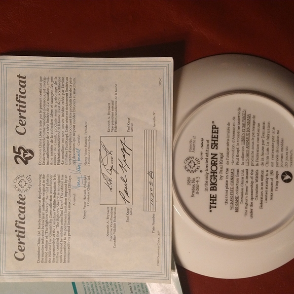 1989 "The Bighorn Sheep" by Paul Krapf - Picture 6 of 8